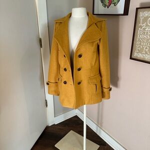 Cotton Candy Golden Pea Coat